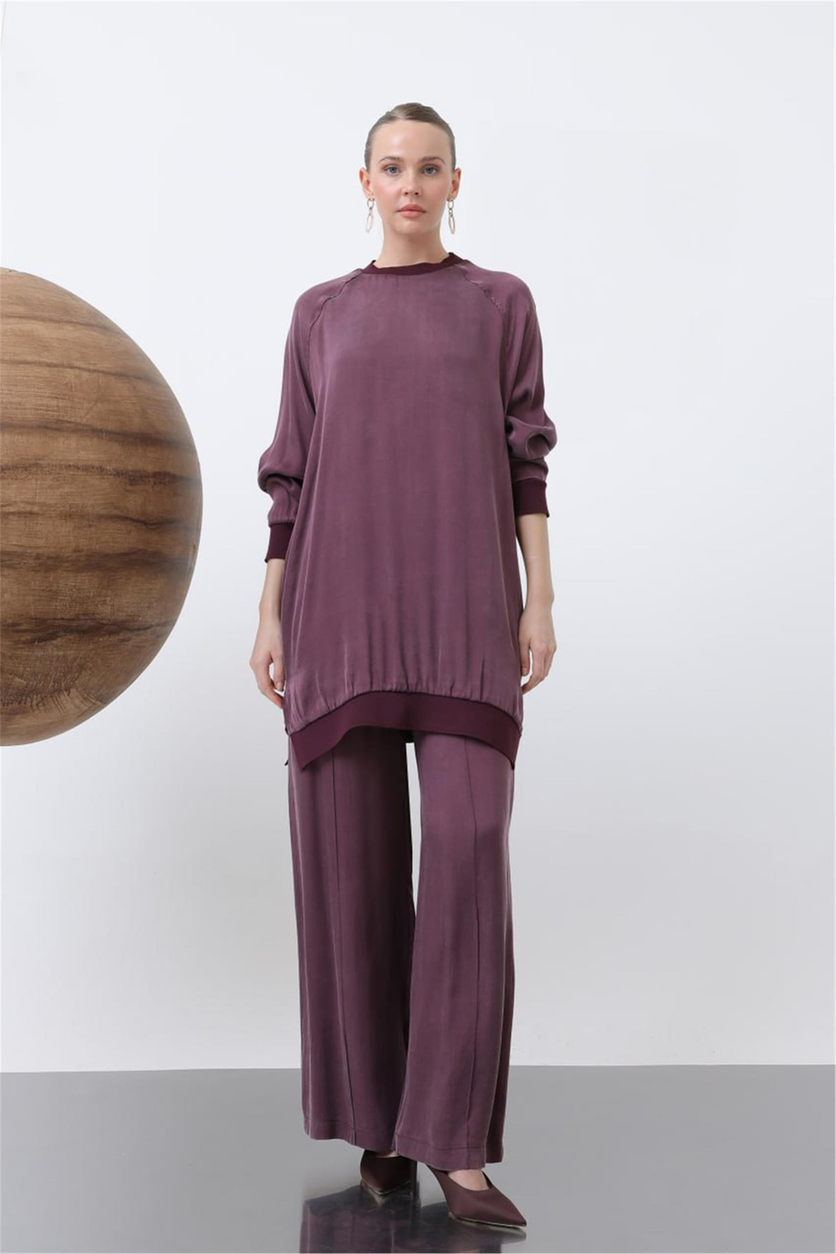 Puane Tunik Koyu Gül 25YP10665