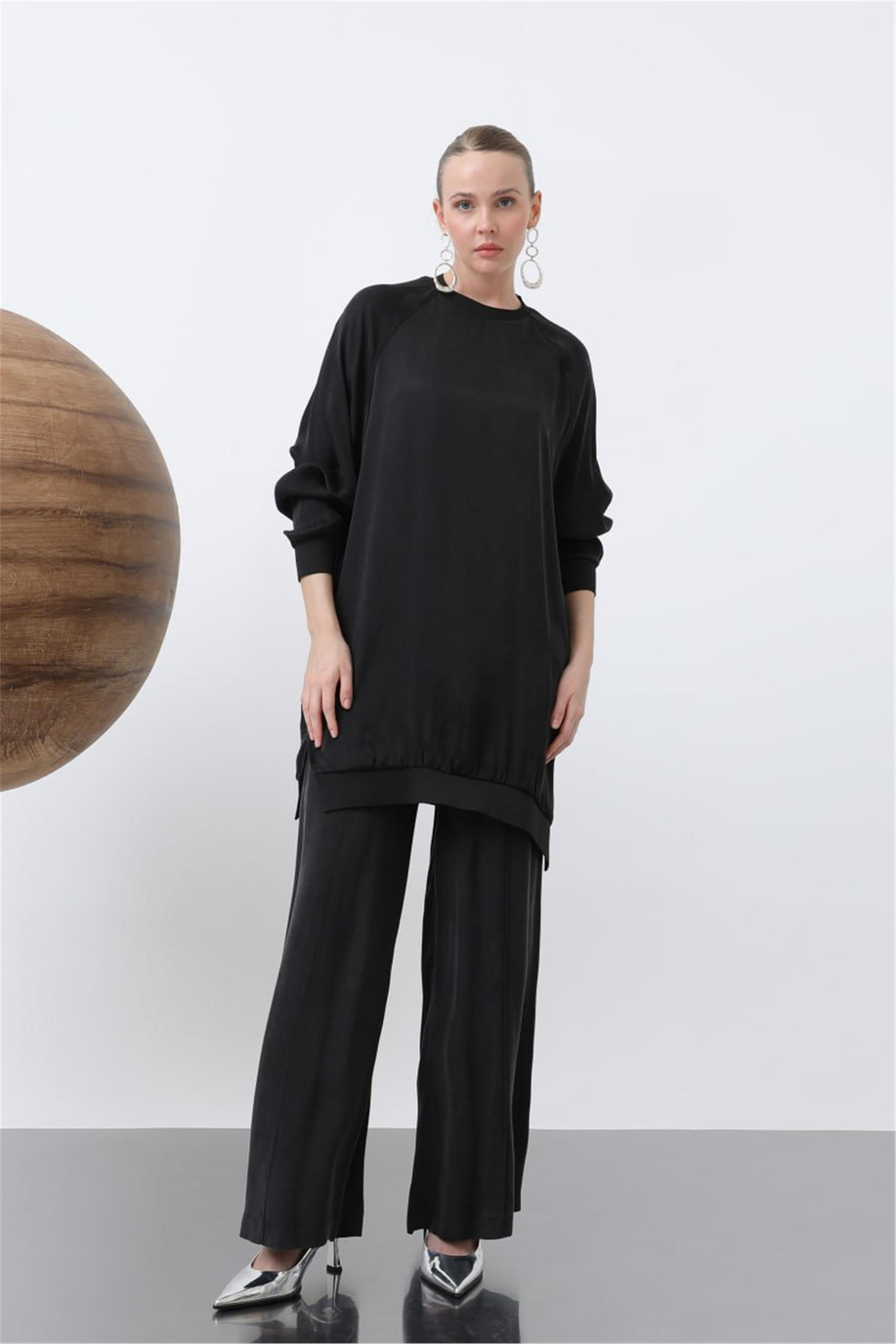 Puane Tunik Siyah 25YP10665