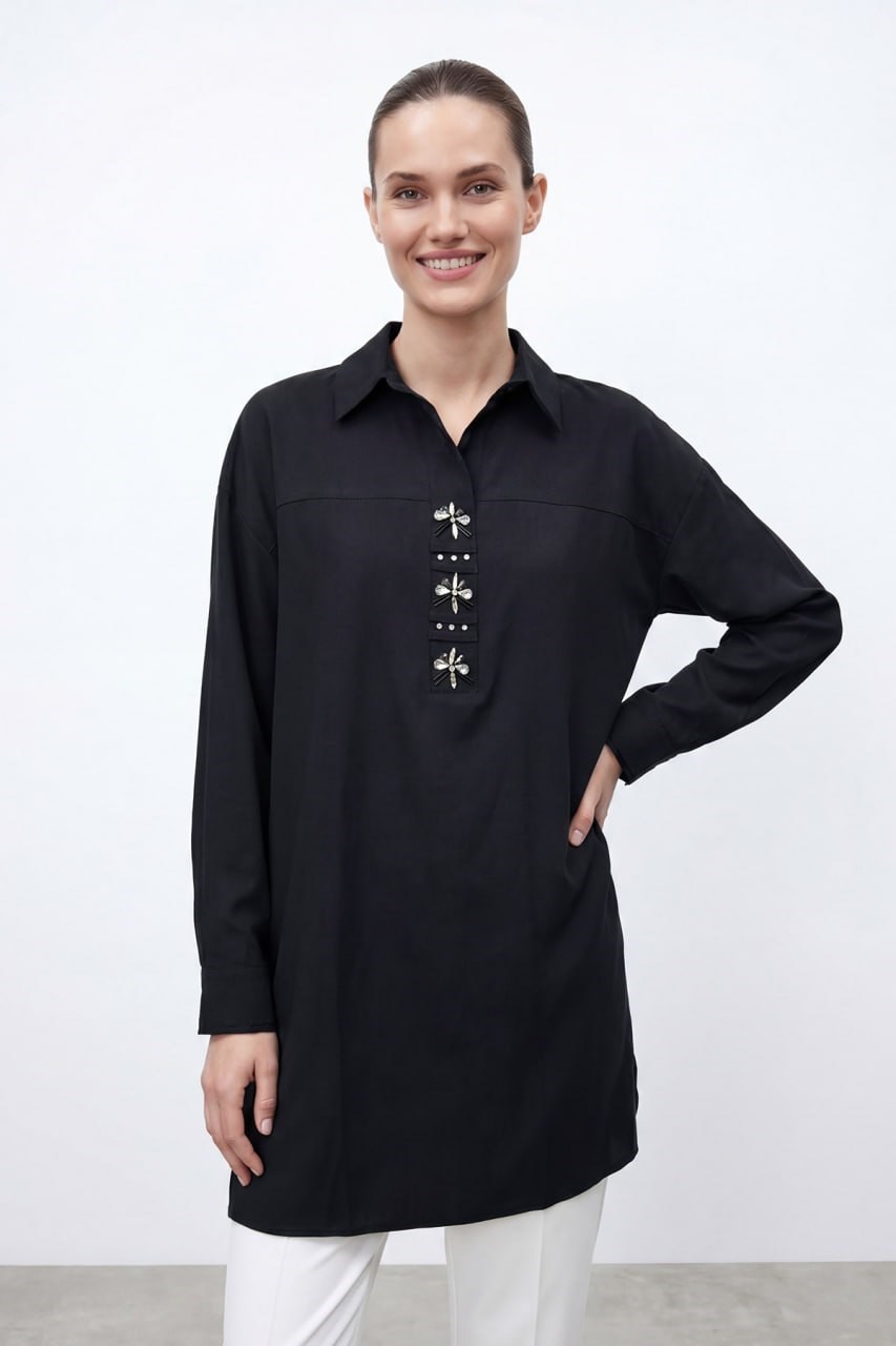 Puane Tunik Siyah - 26YP10774