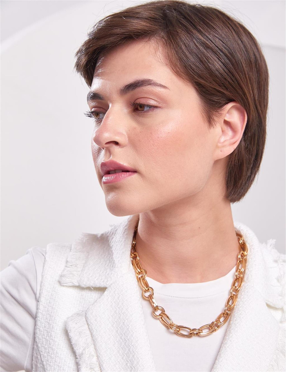 Püsküllü Tüvit  Ekru Yelek