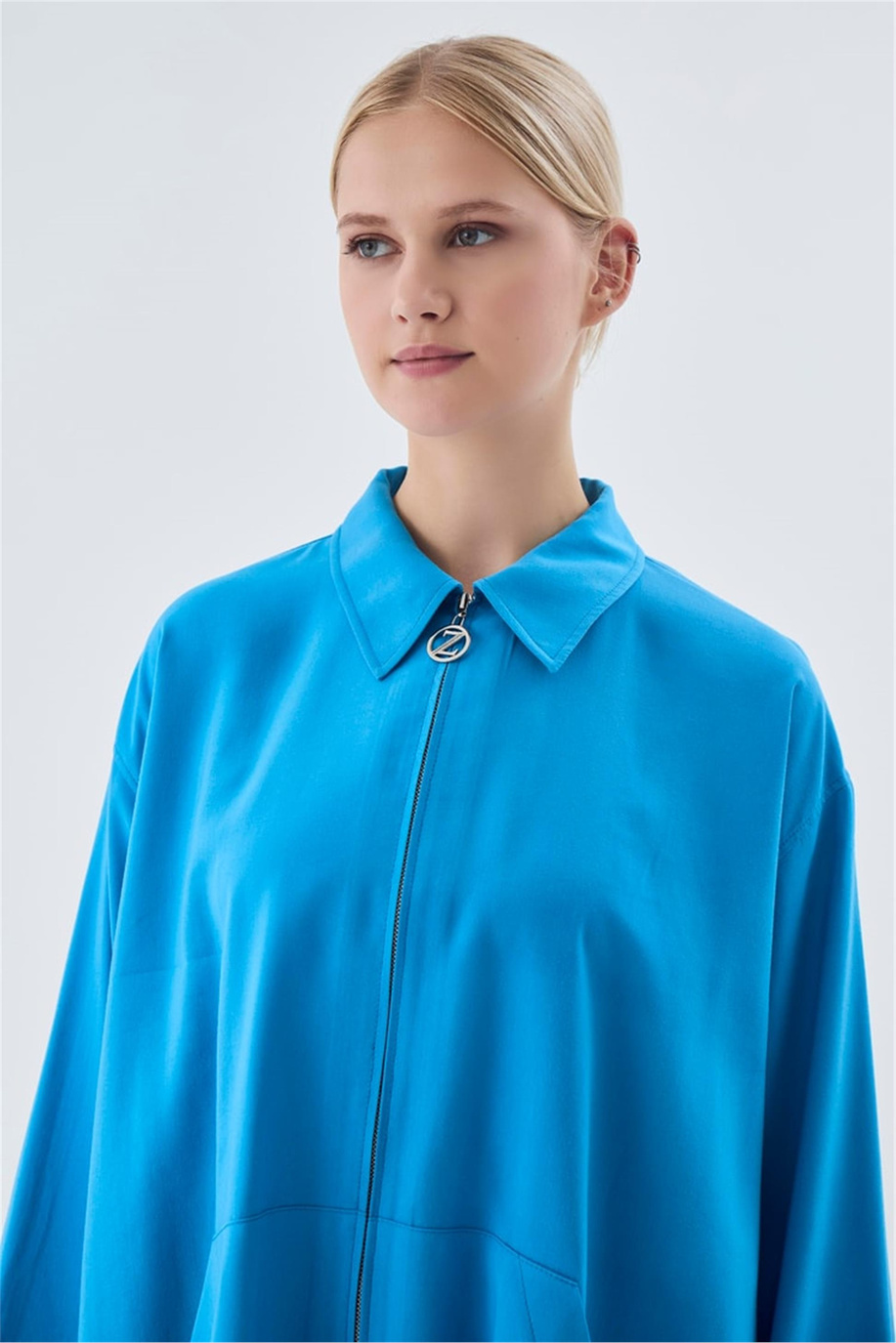 Sırt Detaylı Turkuaz İkili Takım - 25YZ1464