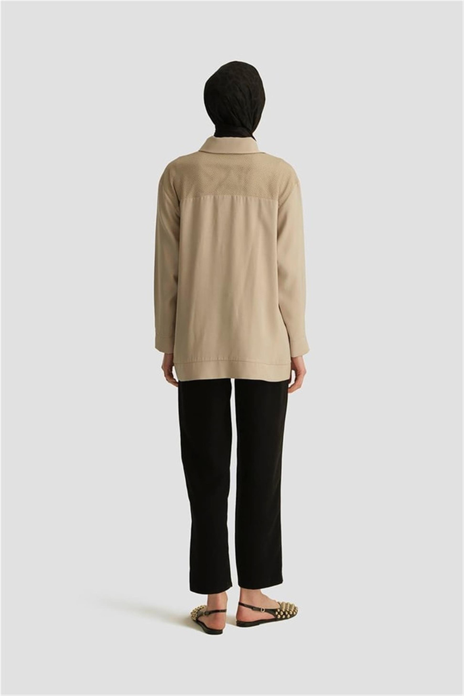 Tencel Havuç Pantolon Siyah - 25YD4228-2