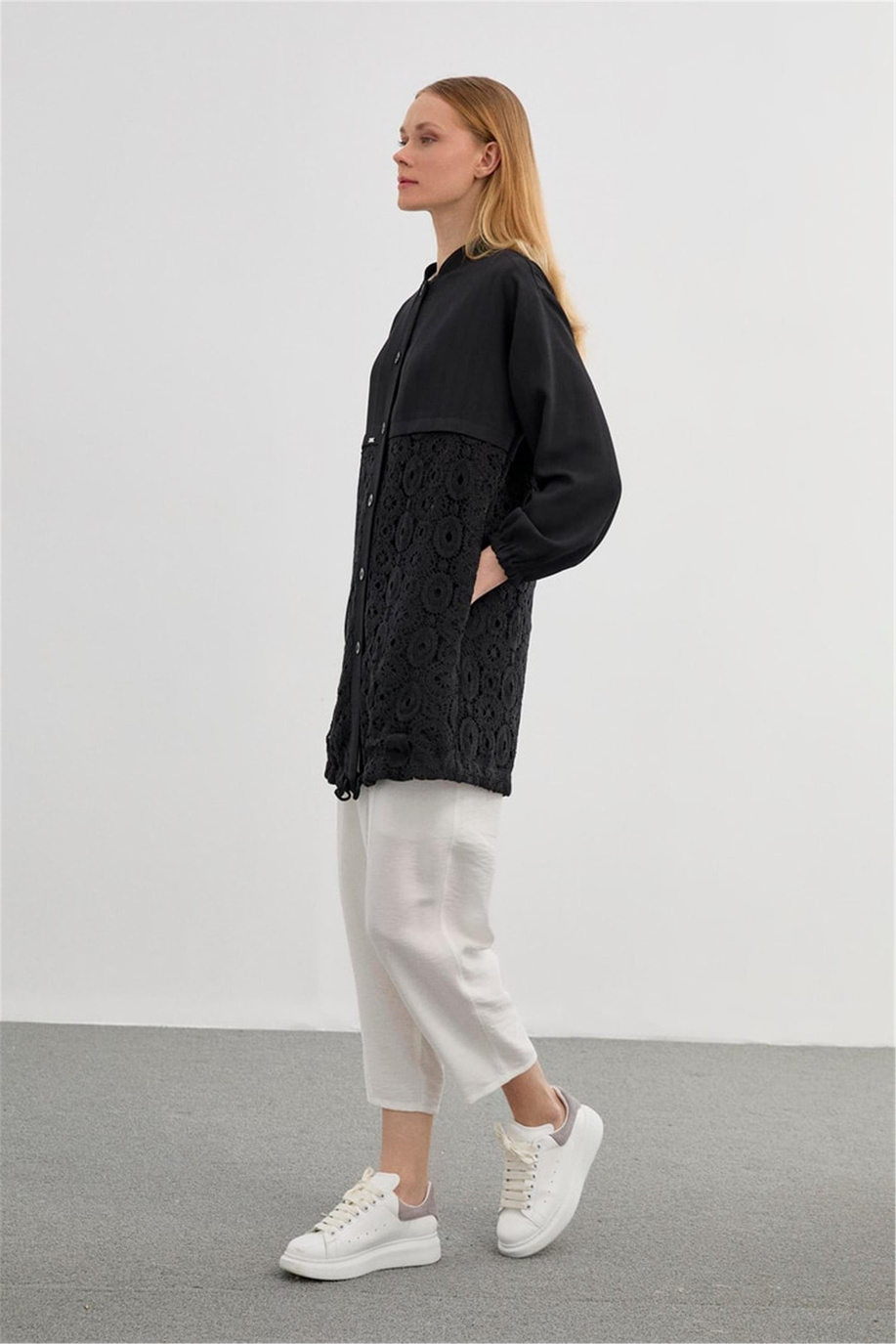 Zühre Ceket Siyah - 25YZ0094