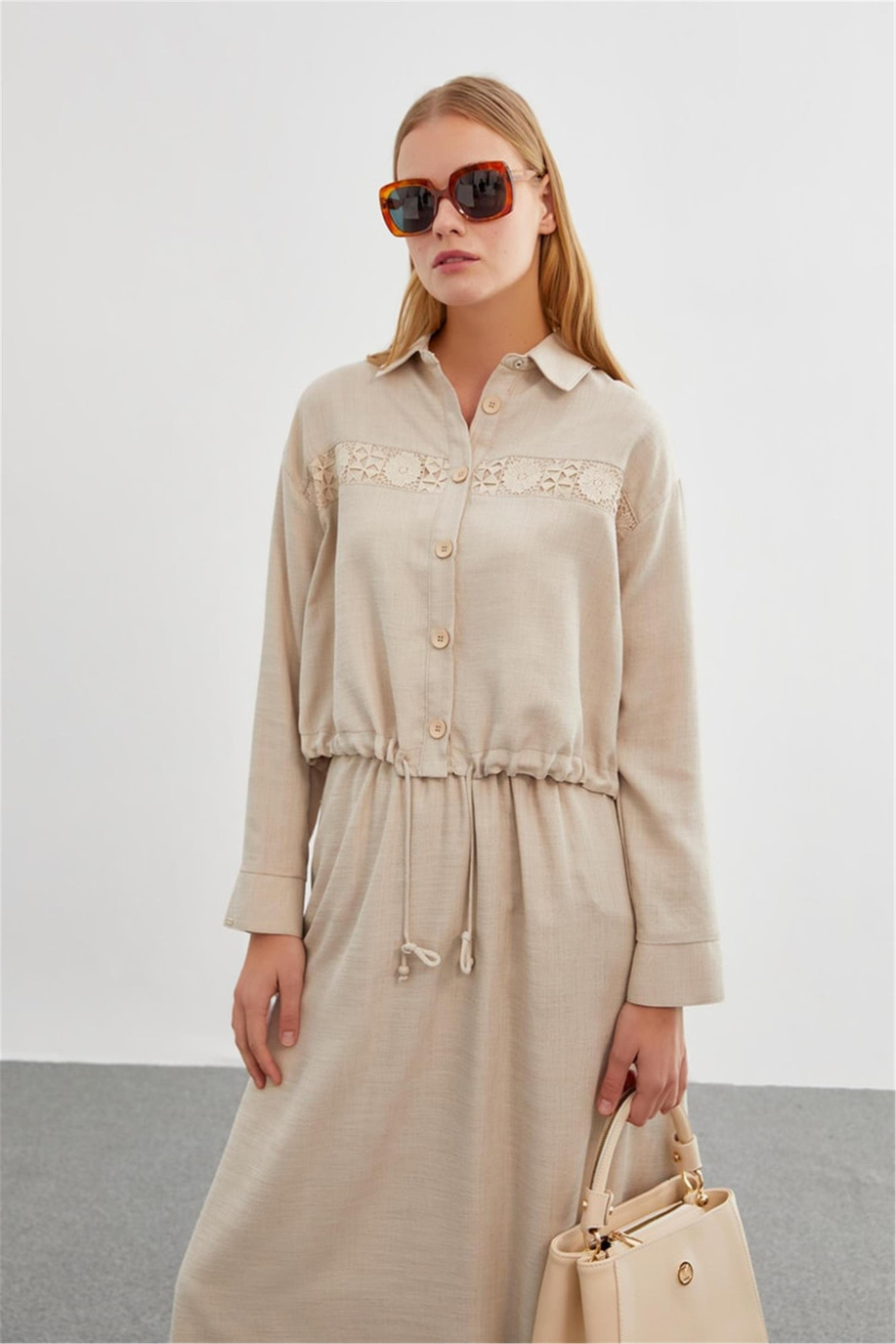 Zühre Takım Bej - 25YZ1266