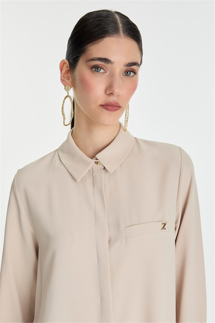 Zühre Tunik Bej - 25YZ0767