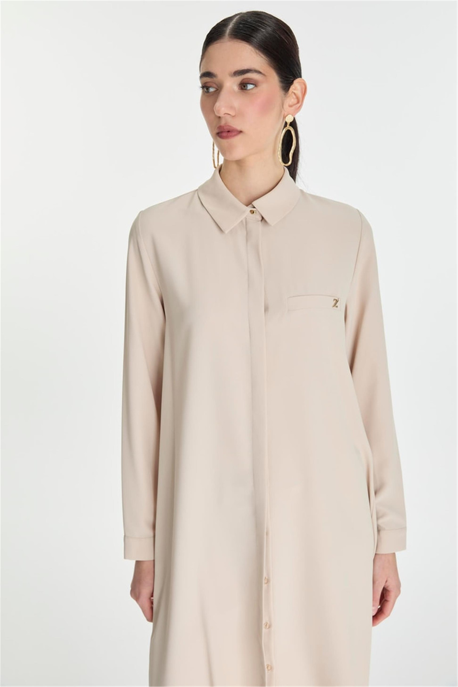 Zühre Tunik Bej - 25YZ0767