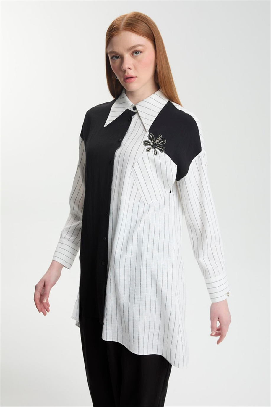 Zühre Tunik Ekru - 25YZ1587