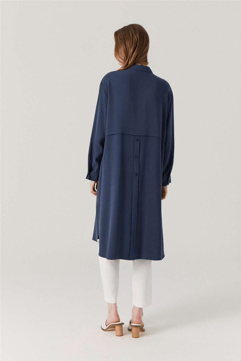 Zühre Tunik Lacivert  - Z26YB1633T