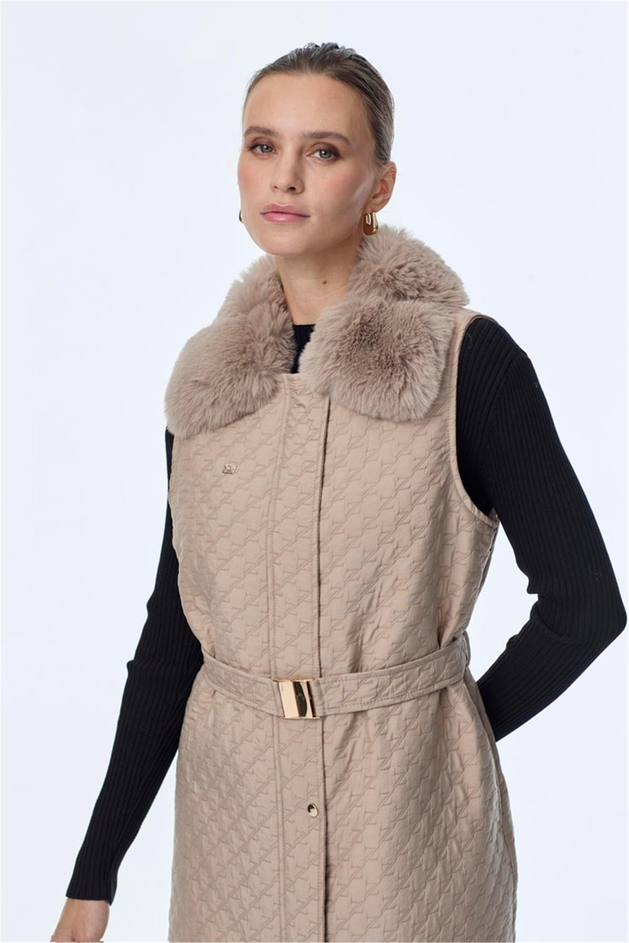 Zühre Yelek Mocha - Z25KB0098YLK