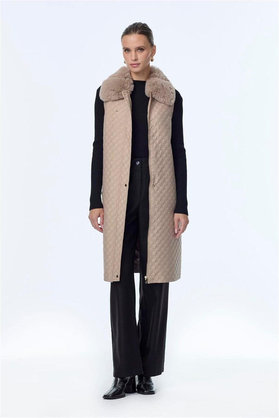 Zühre Yelek Mocha - Z25KB0098YLK