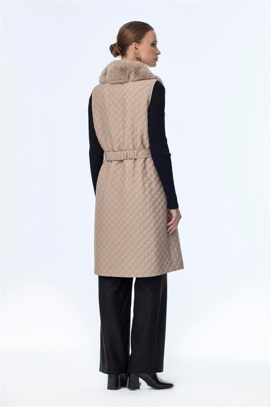 Zühre Yelek Mocha - Z25KB0098YLK