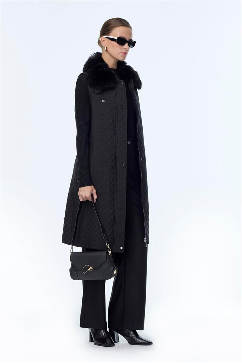 Zühre Yelek Siyah - Z25KB0098YLK