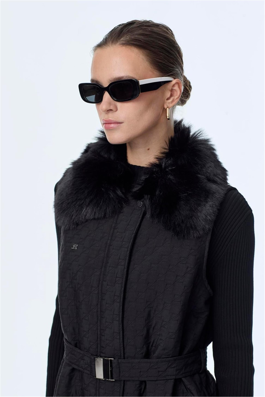 Zühre Yelek Siyah - Z25KB0098YLK