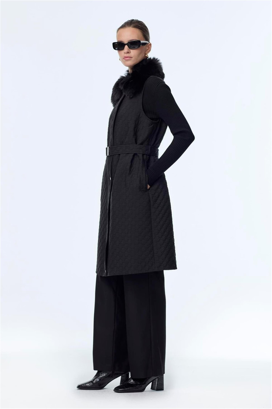 Zühre Yelek Siyah - Z25KB0098YLK