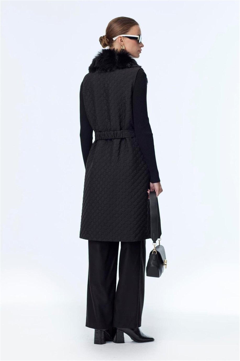 Zühre Yelek Siyah - Z25KB0098YLK