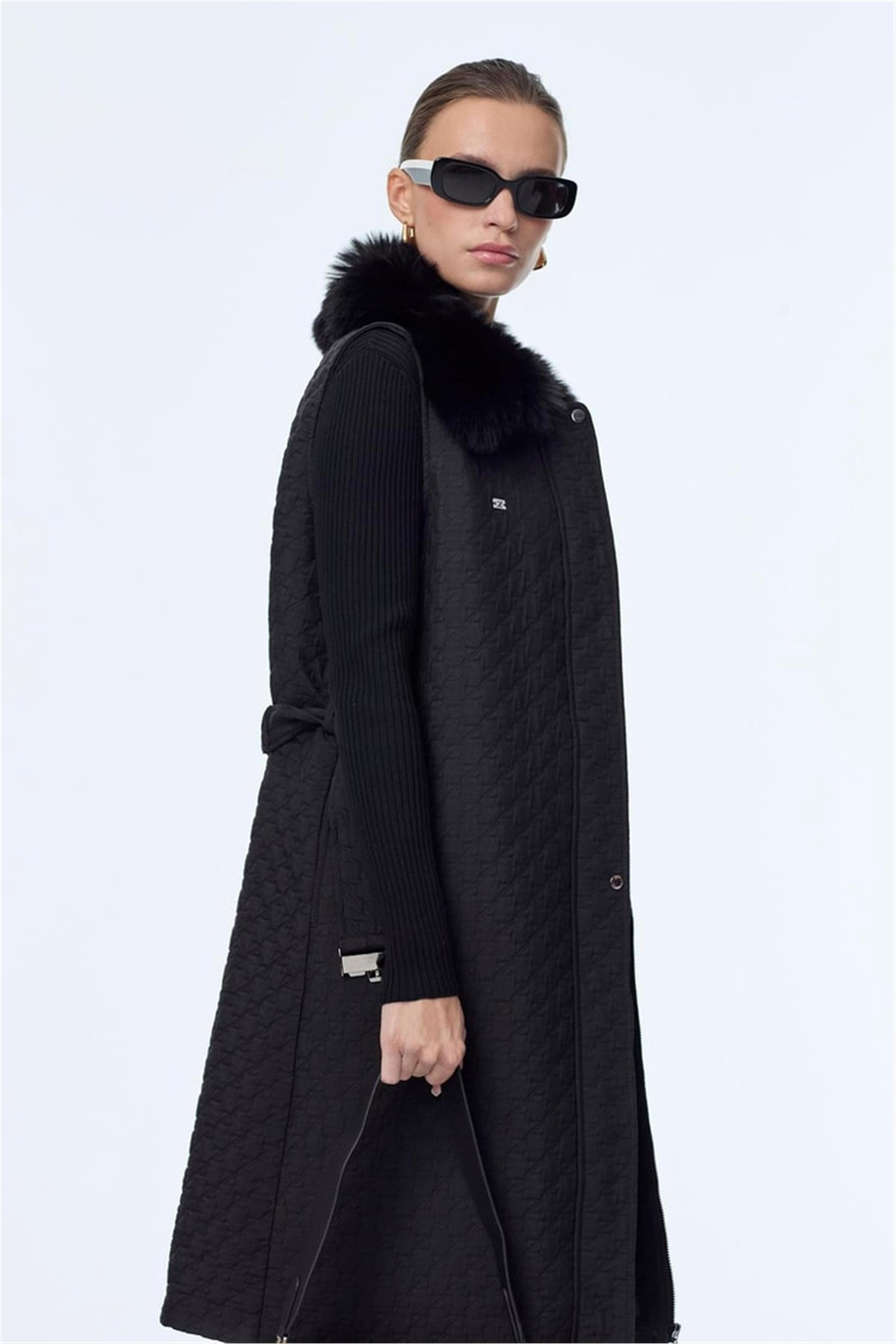 Zühre Yelek Siyah - Z25KB0098YLK