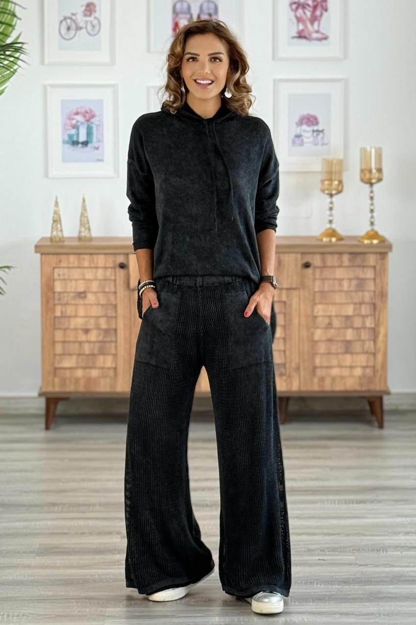 Antrasit Renk Triko Takım