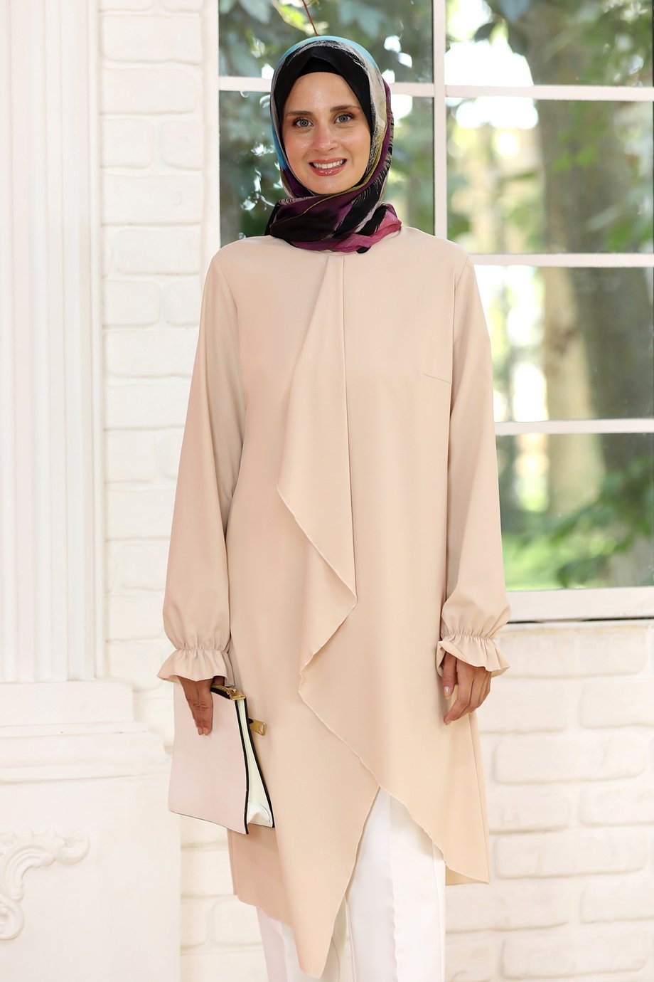 Arya Tesettür Tunik Bej