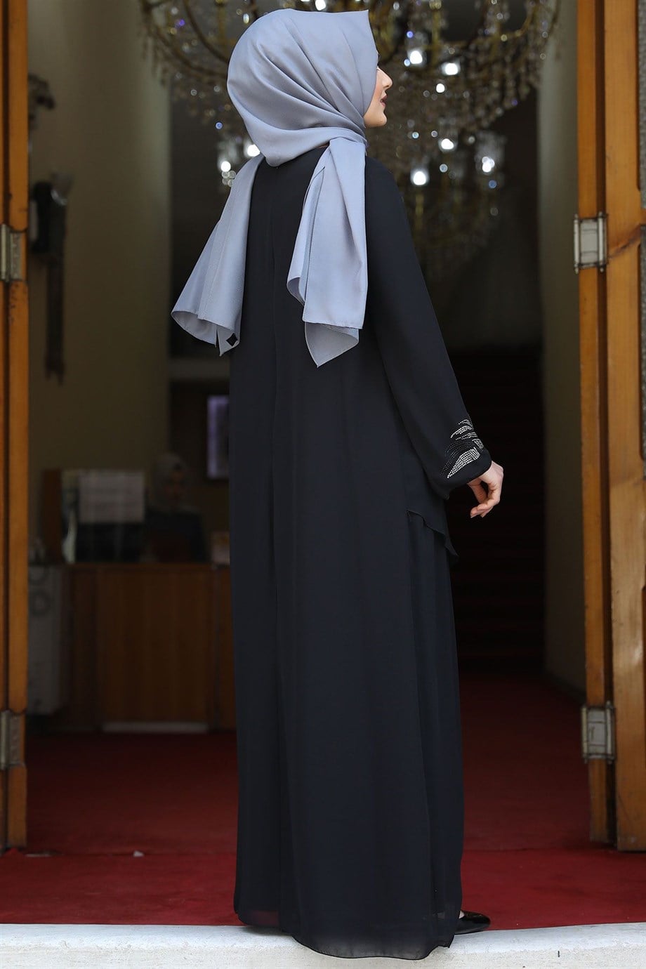 Fulya Tesettür Abiye Siyah