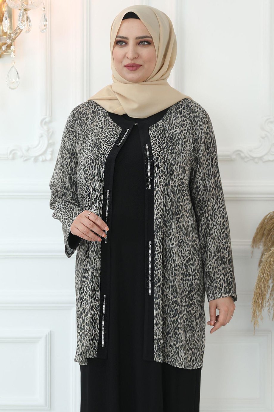 Şahika Tesettür Abiye Siyah