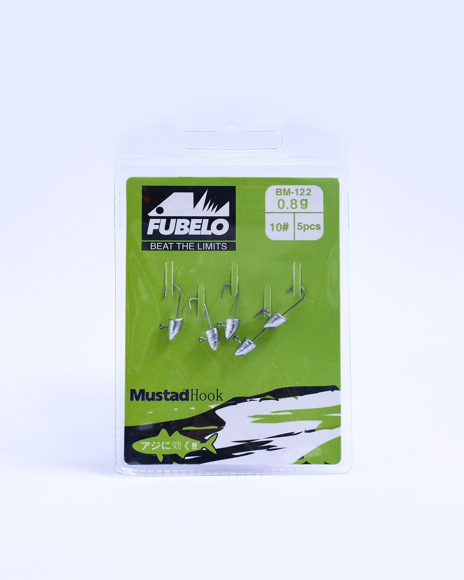 Fubelo Spike Head 0,8 Gram 5'li Jig Head (10 No İğne)