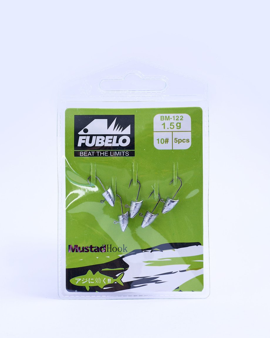 Fubelo Spike Head 1,5 Gram 5'li Jig Head (10 No İğne)