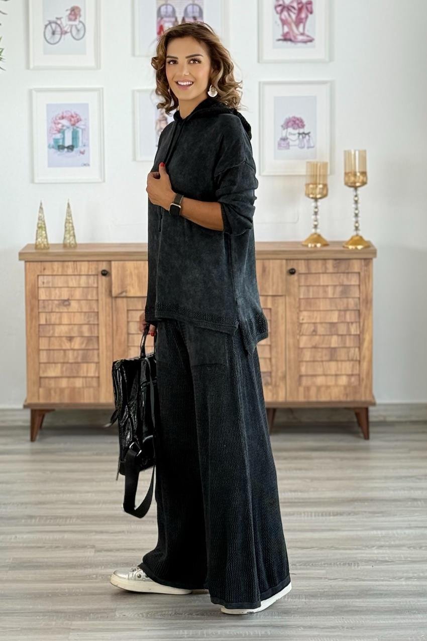 Antrasit Renk Triko Takım