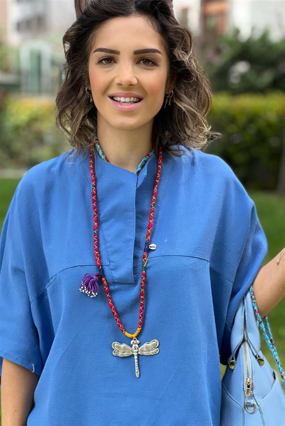 Kırmızı Yusufçuk Kolye