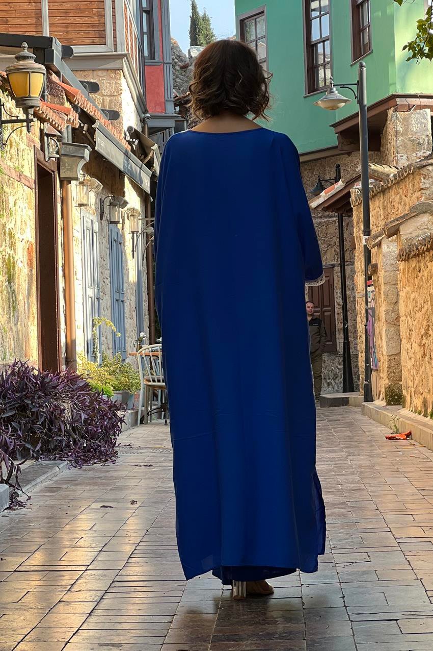 Mavi Anatolia Pantolon Tunik İkili Takım