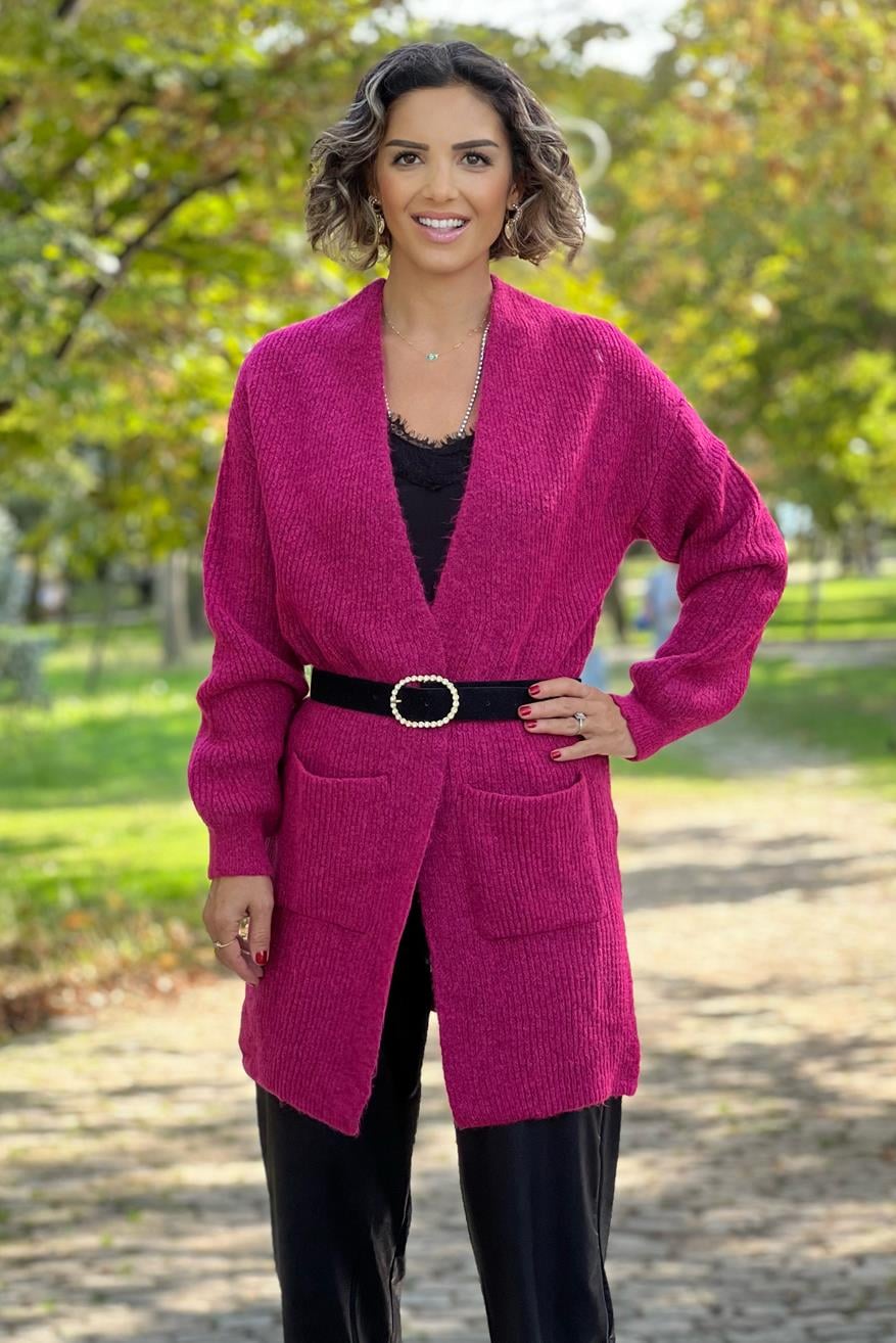 Pembe Yumoş Hırka