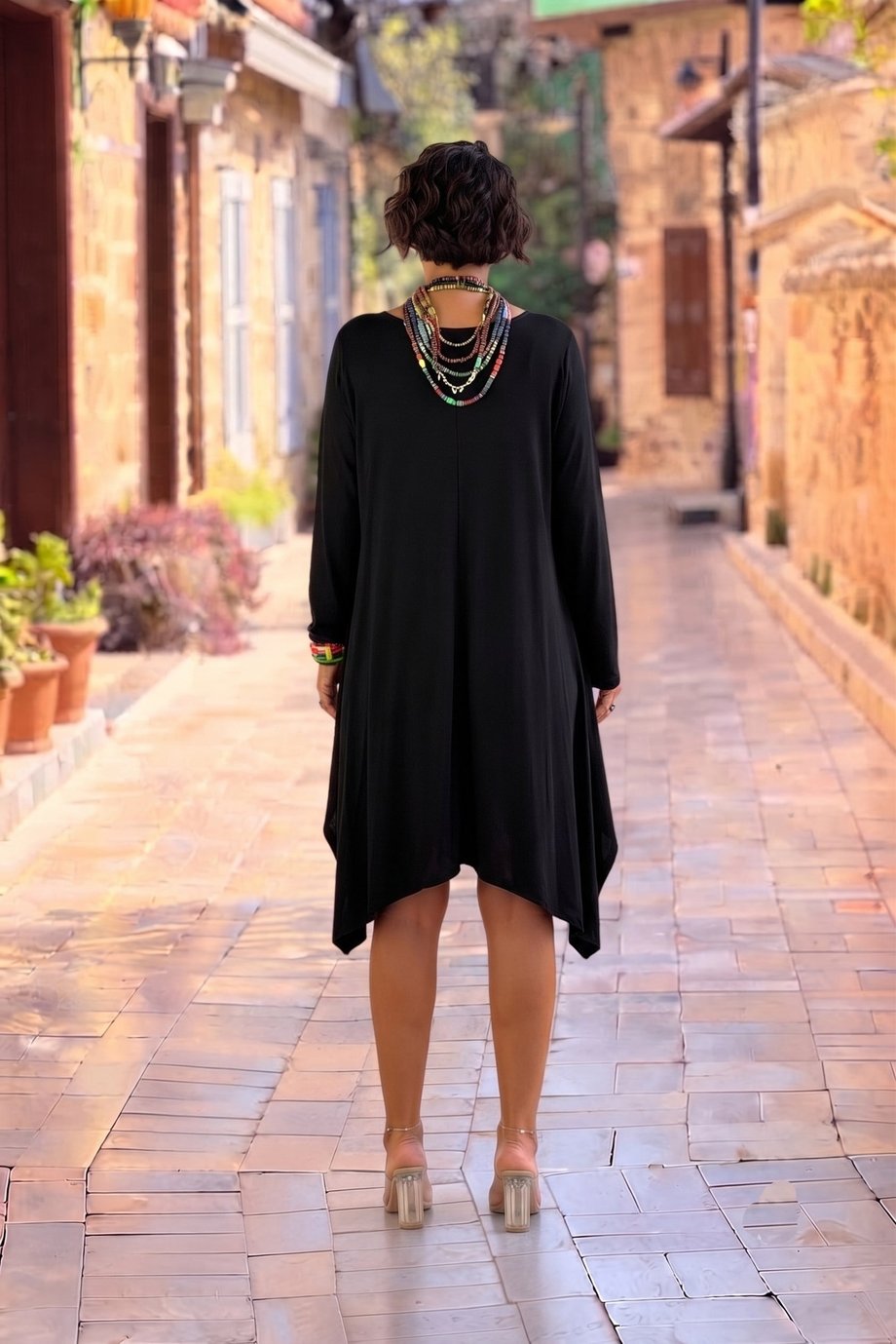 Siyah Tunik Elbise