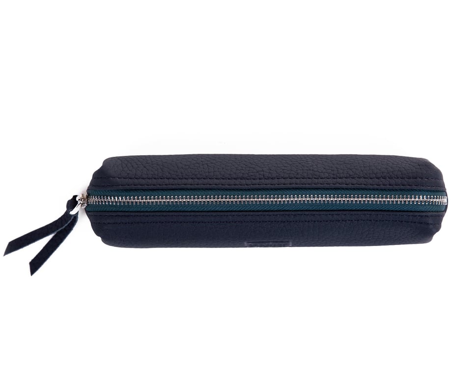 Deri Kalem Kutusu Marin