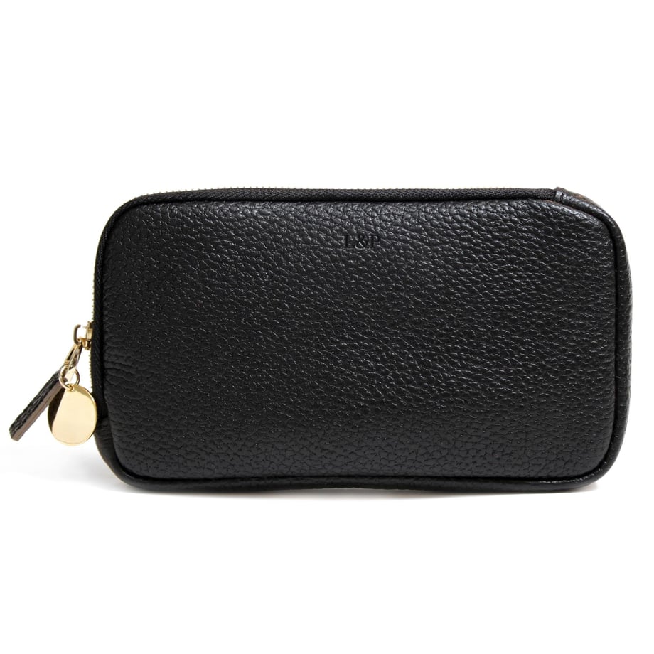 Deri Kılıf Aksesuar Detaylı Siyah