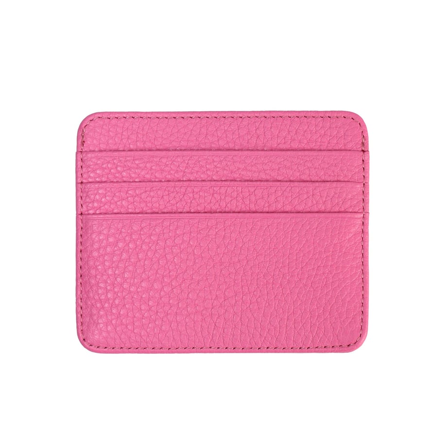 Deri Kredi Kartlık Pembe