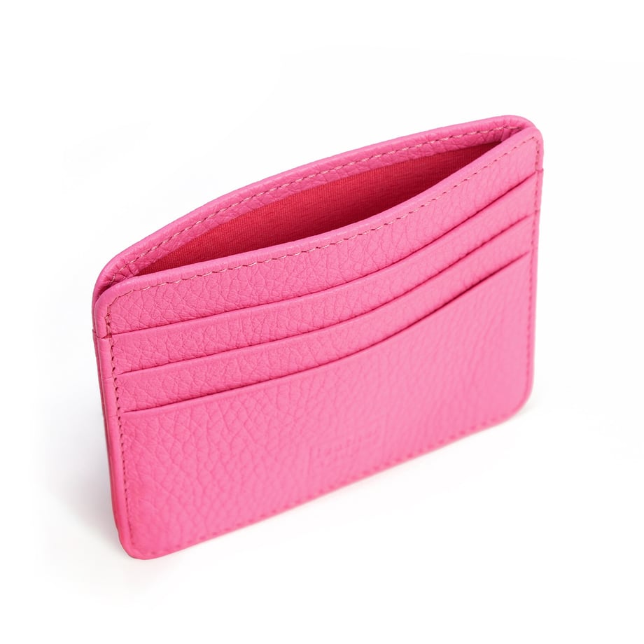 Deri Kredi Kartlık Pembe
