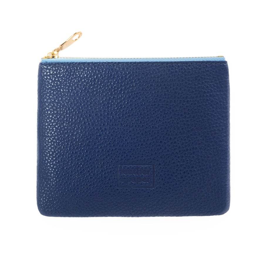 Deri Mini Çanta Mavi