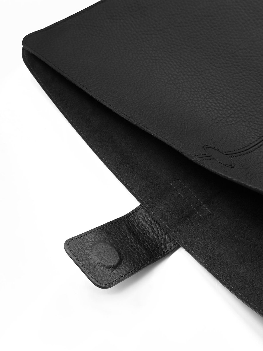Deri Slim Laptop Kılıfı 14'' Siyah