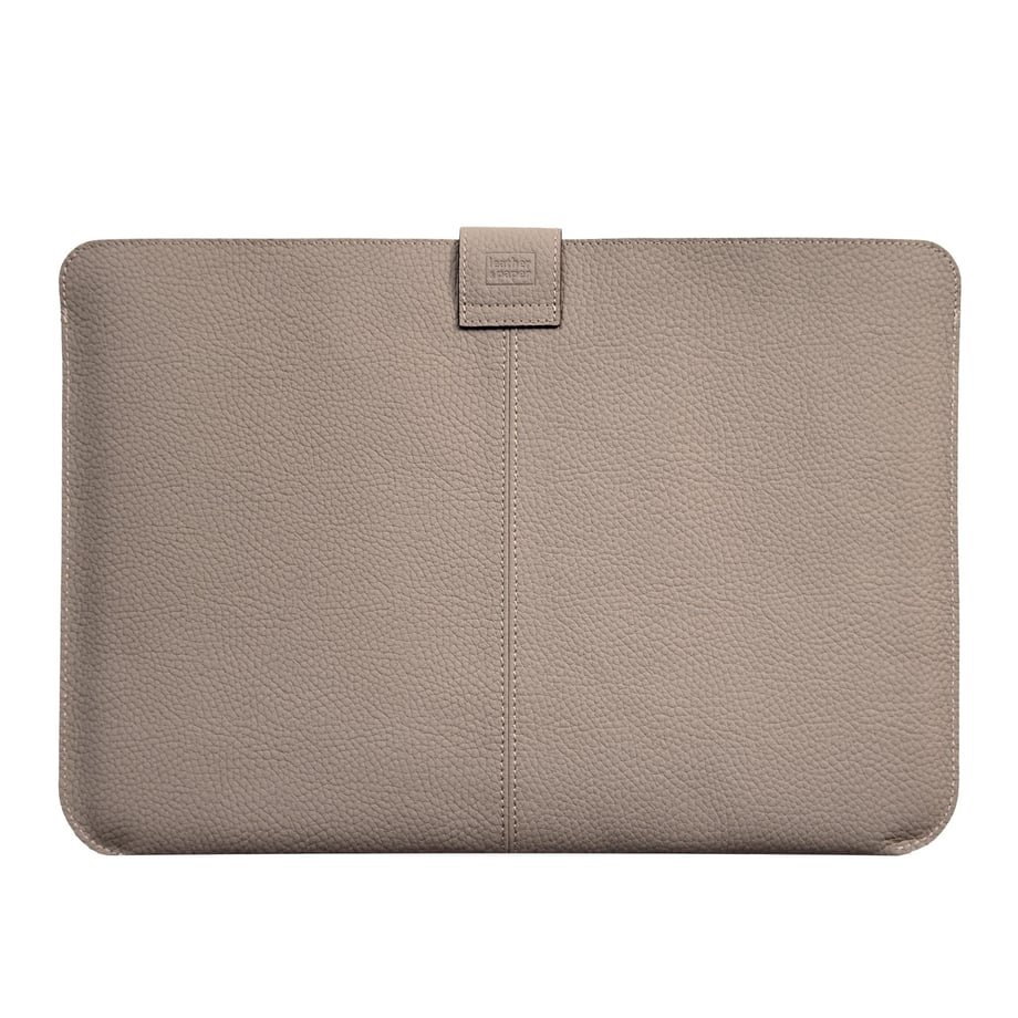 Deri Slim Laptop Kılıfı 14'' Vizon