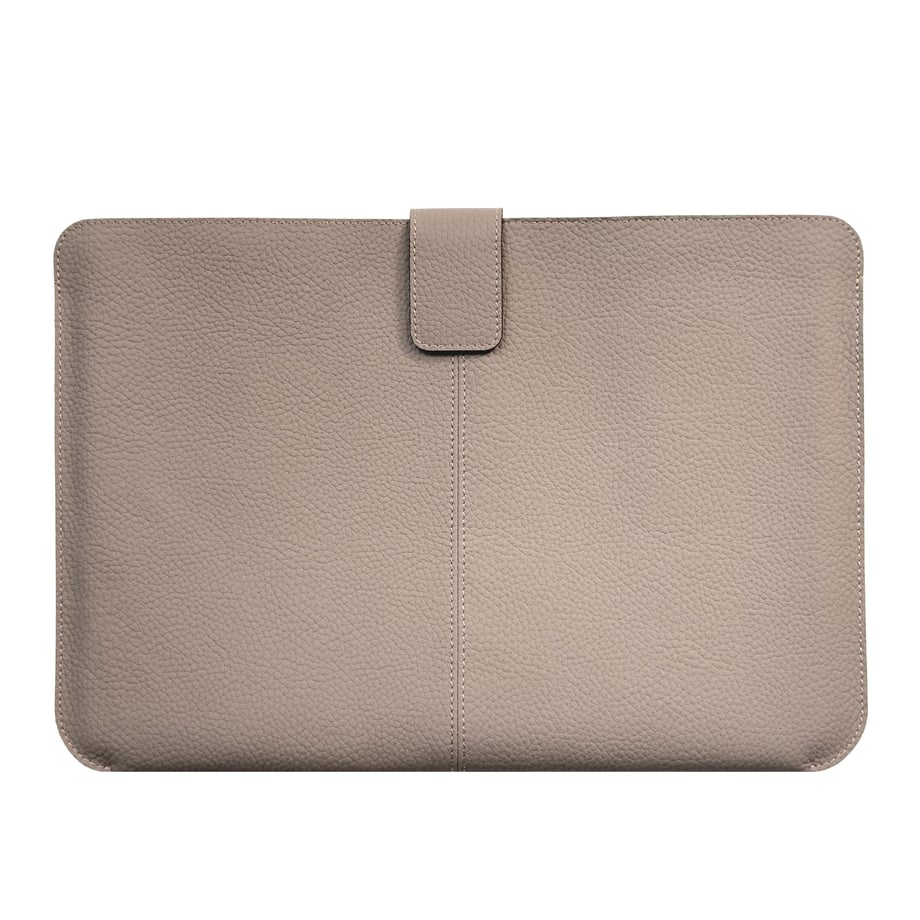 Deri Slim Laptop Kılıfı 14'' Vizon