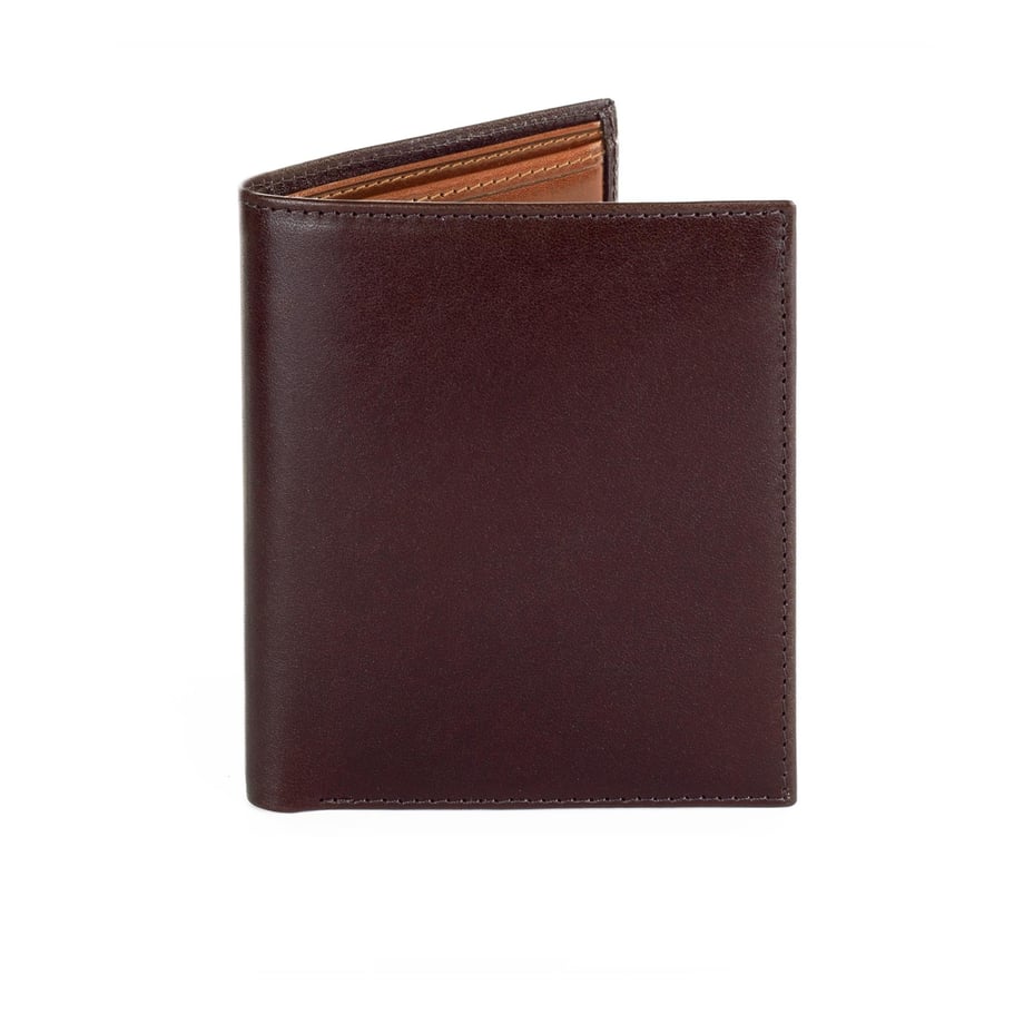 Koyu Kahve Taba İç Detaylı Deri Cüzdan