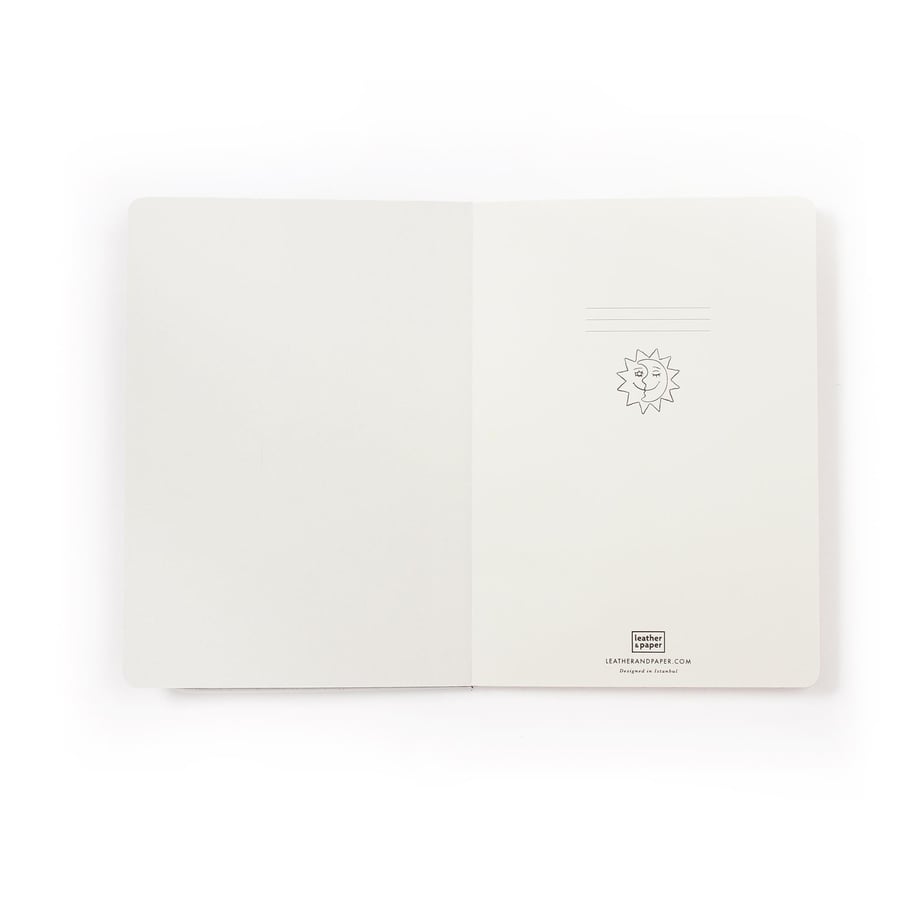 Lacivert Deri Kılıf ve A5 Defter