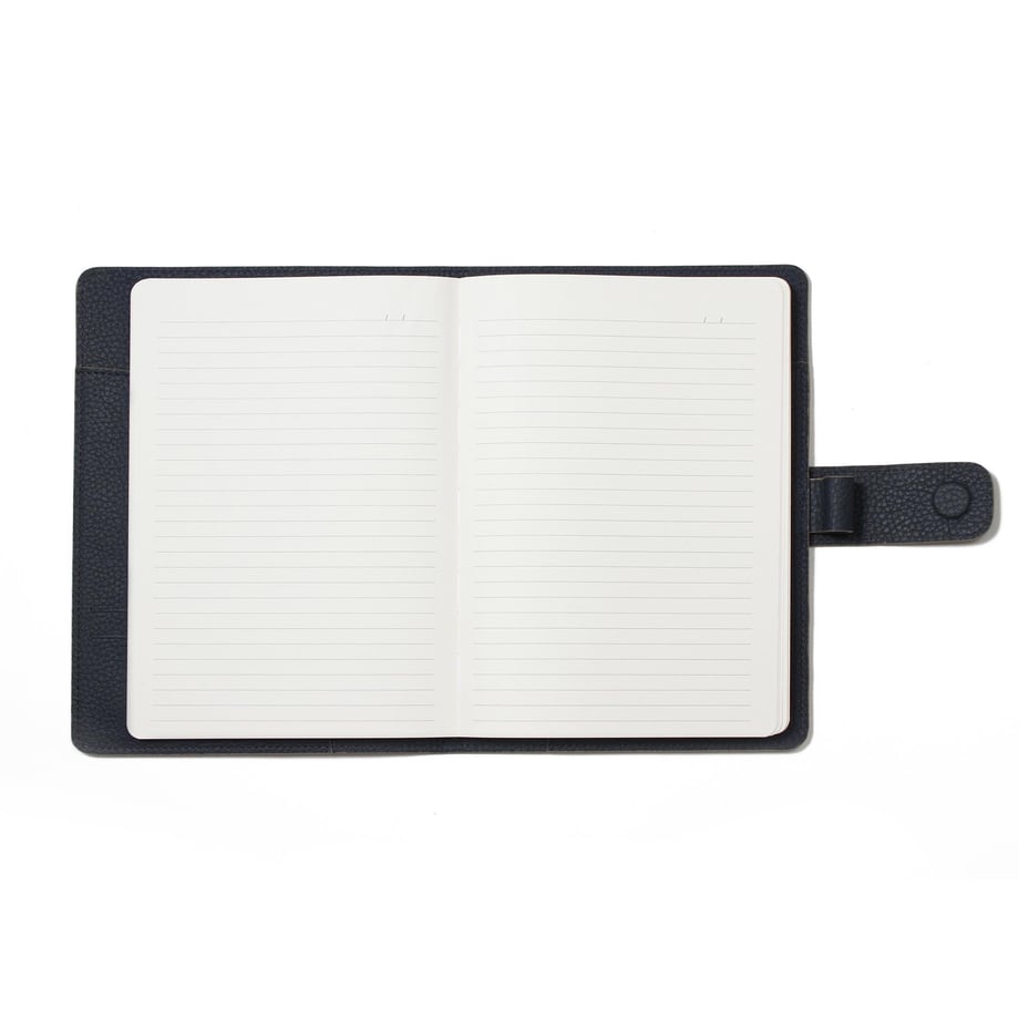 Lacivert Deri Kılıf ve A5 Defter