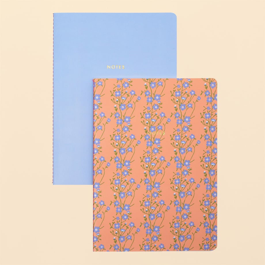 Periwinkle Yumuşak Kapak 2'li Defter Seti A5