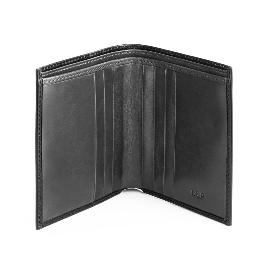 Siyah Füme İç Detaylı Deri Cüzdan