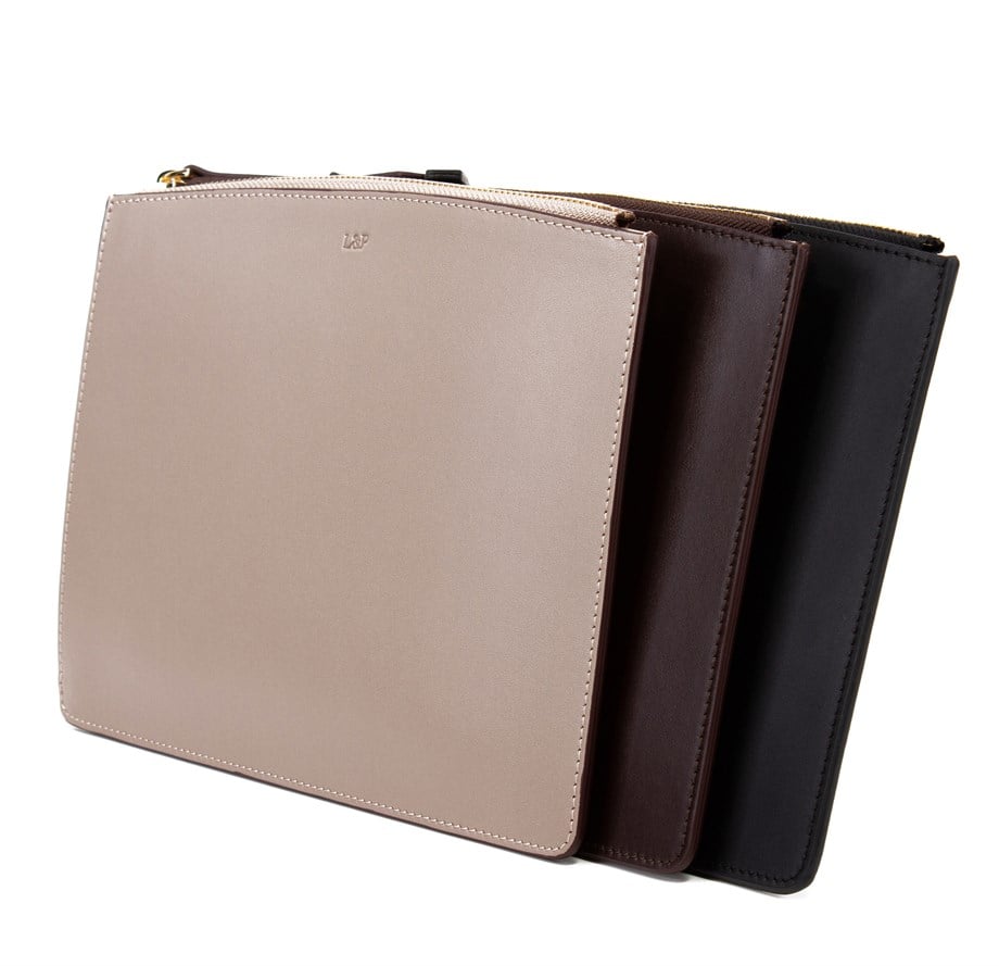 Vizon Çapraz Askılı Deri Clutch Çanta