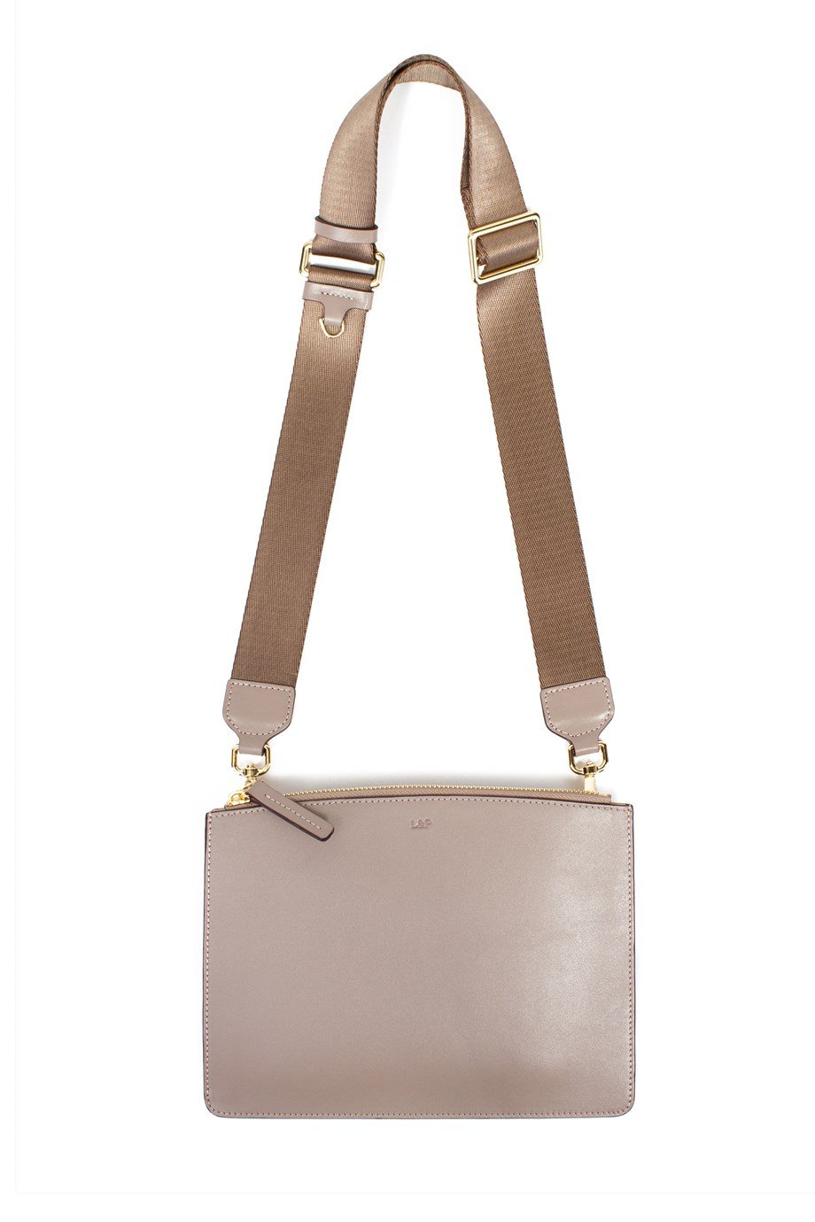 Vizon Çapraz Askılı Deri Clutch Çanta