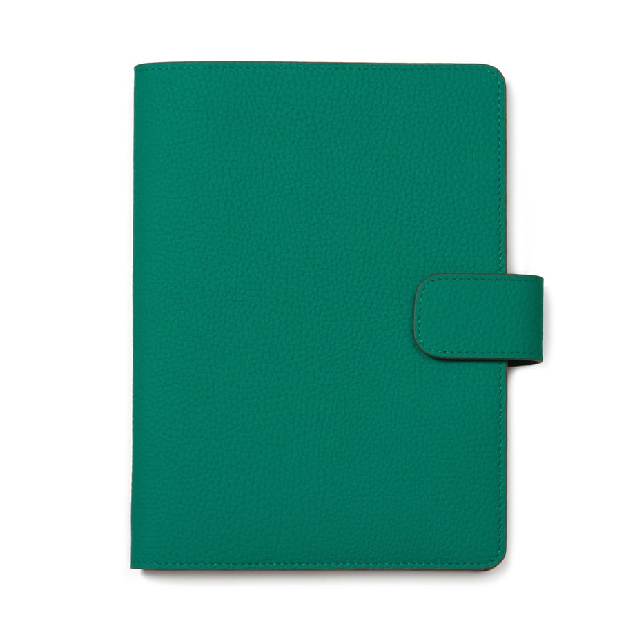 Yeşil Deri Kılıf ve A5 Defter