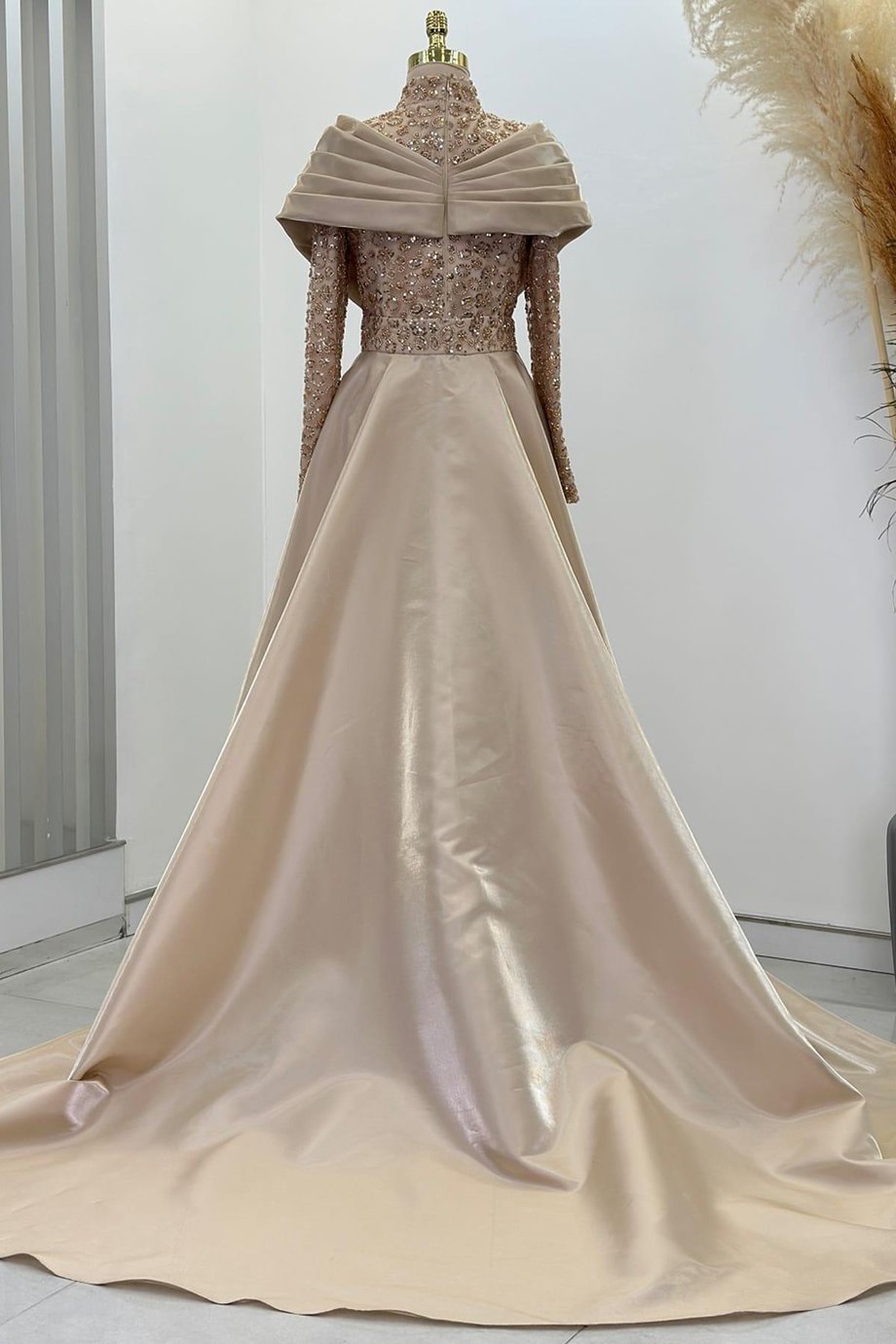 Lima Tesettür Abiye Gold