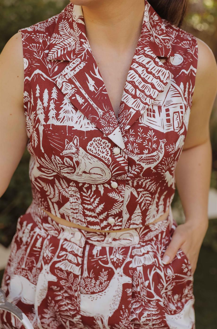 ERKEK YAKA ( Bordo Crop )