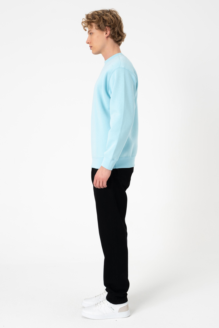 SW DÜZ AQUA SWEATSHİRT